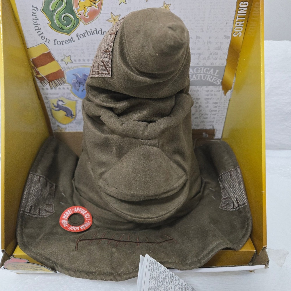 Harry Potter Talking Sorting Hat Wizarding World Spin Master Interactive Toy